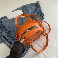 Halloween Pumpkin-shaped Quirky Single-shoulder Handbag - Thumbnail 8