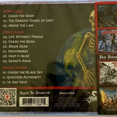 Threat - demo anthology 1990 - 1991 (brand new thrash metal cd from chicago band from ssr)