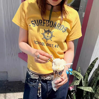 Vintage surfboards dist.48 tee - Thumbnail 1