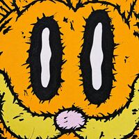 Painting by Celipe Perroloco "Corrupted Orange Cat"  - Thumbnail 4