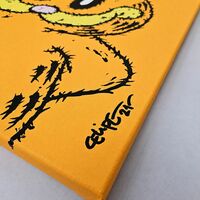 Painting by Celipe Perroloco "Corrupted Orange Cat"  - Thumbnail 3