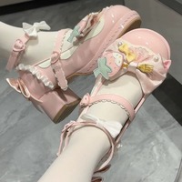 Strawberry Roll Mary Jane Heels - Thumbnail 1