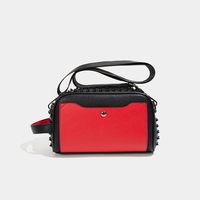 Fashionable Motorcycle Style Rivet Handbag - Thumbnail 3