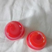 Natural Hand Carved Carnelian Agate Quartz Bowls  - Thumbnail 2