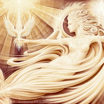 The annunciation of sophia aeterna  - canvas - Thumbnail 1