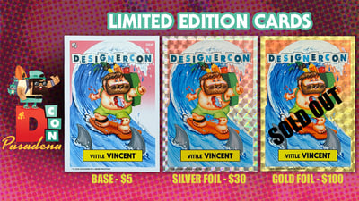 DesignerCon Pasadena 2026 Show Cards