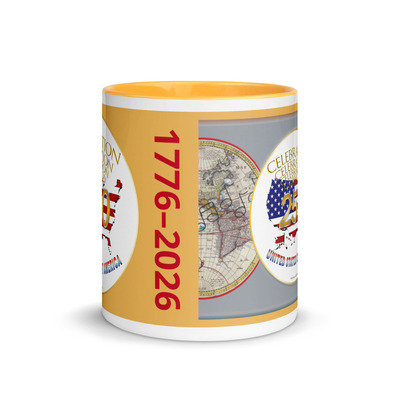 USA 250 Old-Glory Coffee Mug with Color Inside