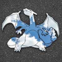 Charizard (Pokémon) - Dragon Mirror: Anime Gamer Room Decor, Shatterproof Polymer - Thumbnail 4