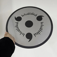 Anime Aesthetic Sharingan Circular Wall Mirror - 38cm Decorative Room Decor - Thumbnail 9