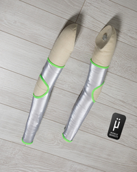 OOAK "UFO" Tank + Gloves Set - SLV/GRN - Thumbnail 9