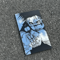 Anime Art Mirror - Intense Manga Character Wall Decor - 40x24cm - Thumbnail 11