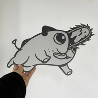 Pochita, the Chainsaw Dog Decorative Mirror - Custom Shaped Wall Decor for Fans - Thumbnail 7