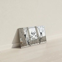 Anime Character Engraved Mirror Wall Art – Premium Decorative Glass Panel - Thumbnail 3