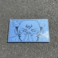 Anime Character Engraved Mirror Wall Art – Premium Decorative Glass Panel - Thumbnail 10