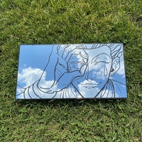 Anime Character Engraved Wall Mirror | Hisoka Inspired Decorative Mirror Decor - Thumbnail 3