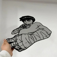 Anime Character Wall Mirror - Custom Graphic Cutout Decor for Otaku Rooms - Thumbnail 3