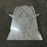 Anime Elf Character Wall Mirror Decorative Acrylic Wall Art Decor - Thumbnail 1