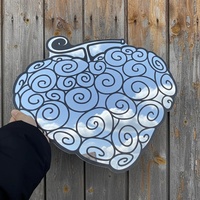 Anime Fruit Wall Mirror – Unique Gomu Gomu No Mi Inspired Decorative Wall Decor - Thumbnail 1