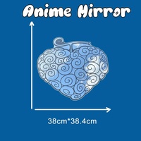 Anime Fruit Wall Mirror – Unique Gomu Gomu No Mi Inspired Decorative Wall Decor - Thumbnail 2