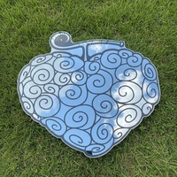 Anime Fruit Wall Mirror – Unique Gomu Gomu No Mi Inspired Decorative Wall Decor - Thumbnail 3