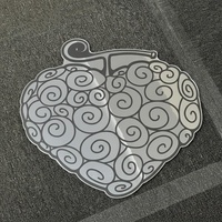 Anime Fruit Wall Mirror – Unique Gomu Gomu No Mi Inspired Decorative Wall Decor - Thumbnail 4