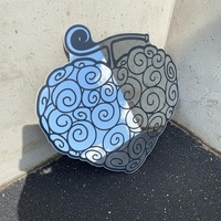 Anime Fruit Wall Mirror – Unique Gomu Gomu No Mi Inspired Decorative Wall Decor - Thumbnail 7