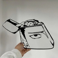 Anime Lighter Wall Mirror – Unique Manga Inspired Decorative Wall Decor - Thumbnail 3