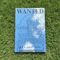 Anime Wanted Poster Mirror - Soul King Brook Design Wall Art for Fans - Thumbnail 4