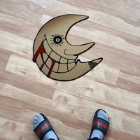 Cursed Moon from the Soul Eater series: Anime Wall Mirror Unbreakable Custom Irregular Shape Cartoon with Hanger - Thumbnail 1