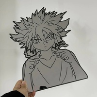 Custom Anime Mirror – Hunter x Hunter Killua Character Wall Décor & Room Accent - Thumbnail 3