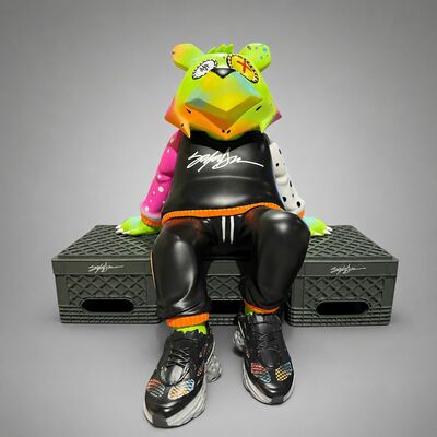 Art toy by king saladeen & mot museum "day dreamers og colorway"