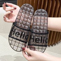 Hello Transparent Crystal Slippers - Thumbnail 1