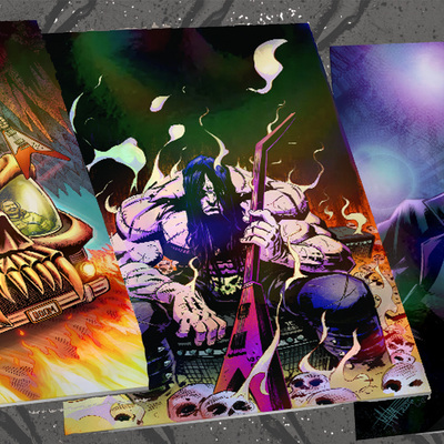 Drumsticks of doom- queen of queens(final arc!) issues 1-3 bundle