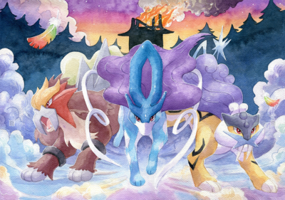 Legendary Beasts Print
