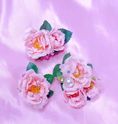 Rose Fairy Clips (3)