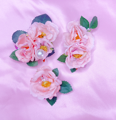 Rose Fairy Clips (3)