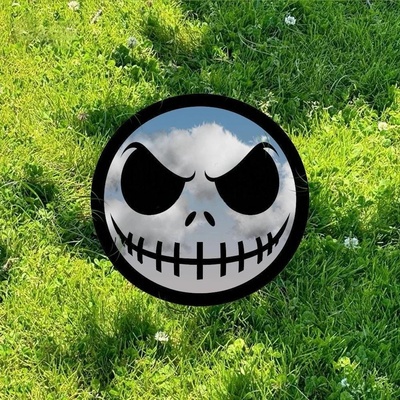 Jack Skellington Mirror | Frameless Anime Room Decor & Gift