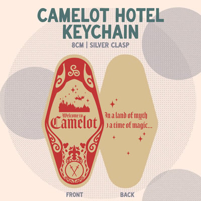 Camelot hotel keychain - Thumbnail 4