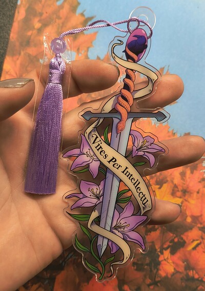 Lily's Dagger Acrylic diecut Bookmark