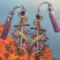 Lily's Dagger Acrylic diecut Bookmark - Thumbnail 1