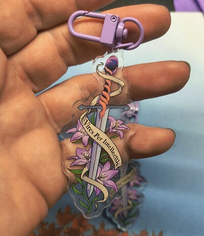 Lily's Dagger KeyChain/Bag Charm