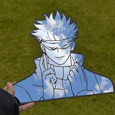 Jujutsu Kaisen Satoru Gojo Mewing Mirror