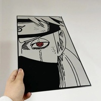 Kakashi Hatake Anime Mirror Wall Art – Exclusive Sharingan Design Decorative Glass - Thumbnail 5