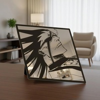 Kenpachi Zaraki Anime Wall Mirror – Premium Manga Art Aesthetic Decor - Thumbnail 4