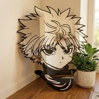 Killua Zoldyck Anime Character Mirror - Custom Handcrafted Wall Décor - Thumbnail 4