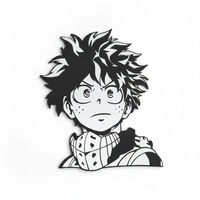 My Hero Academia Deku Anime Wall Mirror Decor - Thumbnail 7
