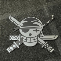 One Piece Zoro Pirate Flag Wall Art - Iconic Anime Skull Sign for Gamer Room Decor - Thumbnail 5