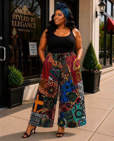 Mosaic Majesty Palazzo Pants II