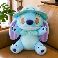 Stitch plush toy with summertime collection hat  - Thumbnail 3