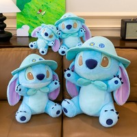 Stitch plush toy with summertime collection hat  - Thumbnail 2